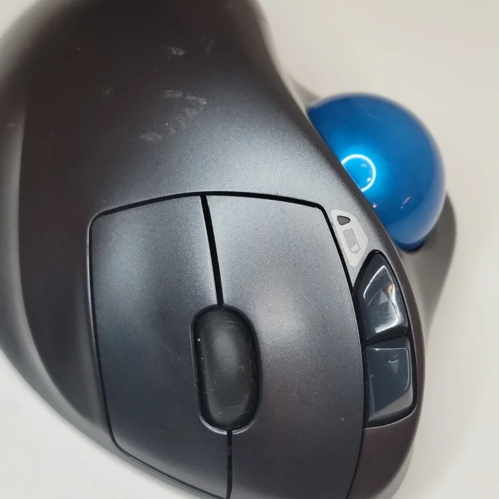 Logitech M570 Wireless Trackball Mouse With Receiver Dongle